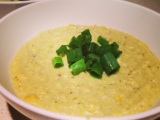 Spicy Roasted Corn & Poblano Soup
